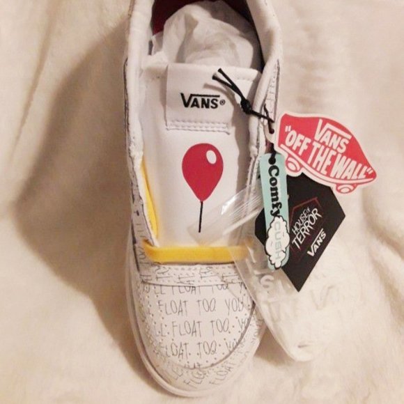 VANS Limited Edition House of Terror Pennywise Shoes From The Movie IT